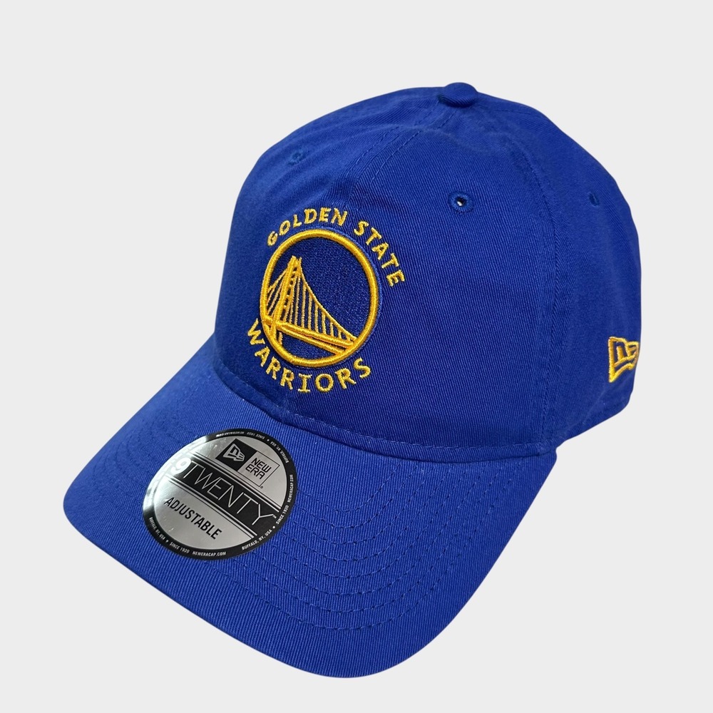 New Era Golden State Warriors‎ Hat Mens OSFM Blue 9TWENTY Adjustable Strapback